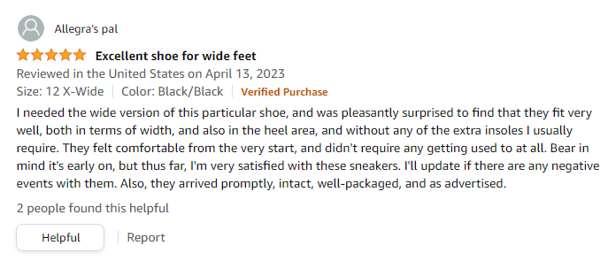 Customer Reviews of MQQ Shoes 2